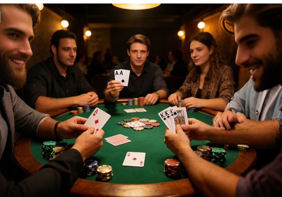 德州扑克专业选手和普通玩家的区别，是在一次很不起眼的现场对局里。