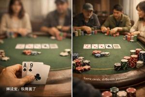 为什么德州扑克新手总是忽略位置？因为它太不直观